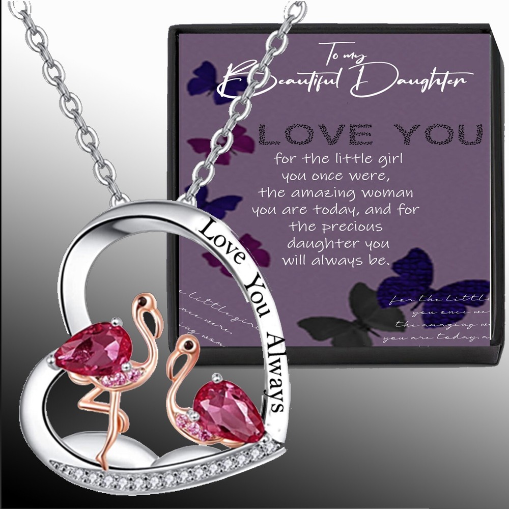 Daughter Gift from Mom Dad Personalized Necklace Christmas Birthday Black Friday Deal  