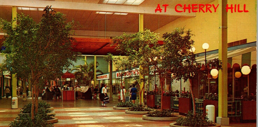 Vintage Cherry Hill Mall Woolworths Shopping NJ Postcard New Jersey