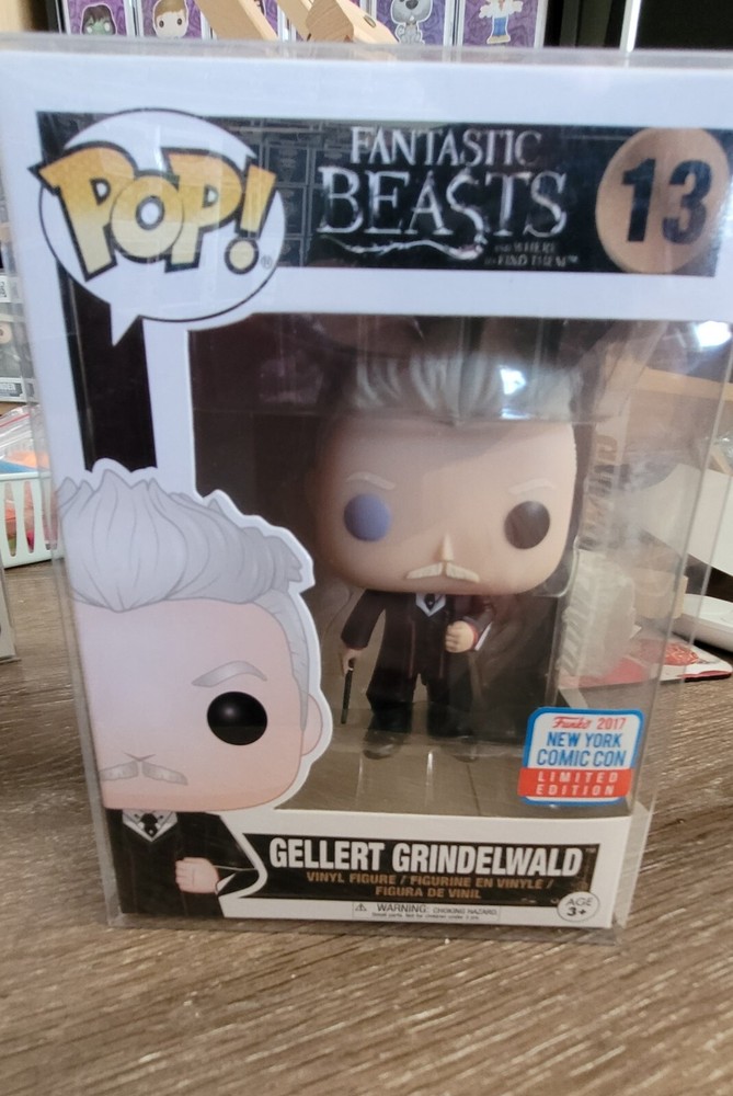 Gellert Grindlewald Limited Edition Pop Vinyl,Ny Comic Con