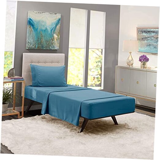 Twin XL 3Pc Sheet Set - Fits College Dorm Room Beds Extra Soft - Deep