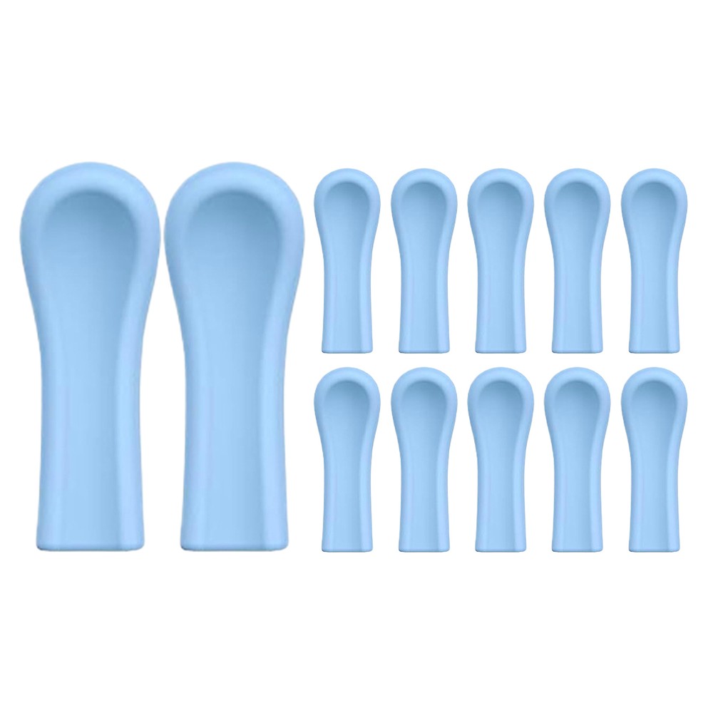 12pc Silicone Ear Spoon Tips Ear Cleaner Wax Removal Replacement Heads Reusable