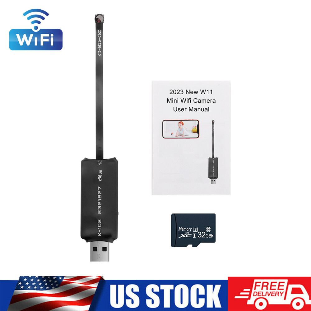 US Mini Camera WIFI 1080P 32GB Motion Detection Remote Viewing Home Security Cam