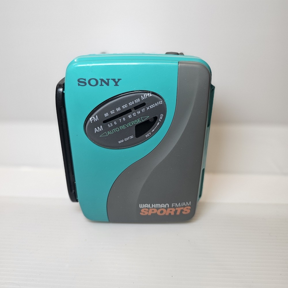 Sony Walkman Sports WM-SFX30 Cassette Player/Radio Broken Knob