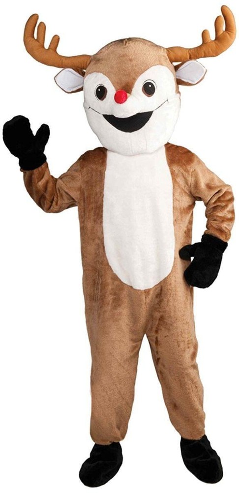 Deluxe Reindeer Mascot Adult Costume