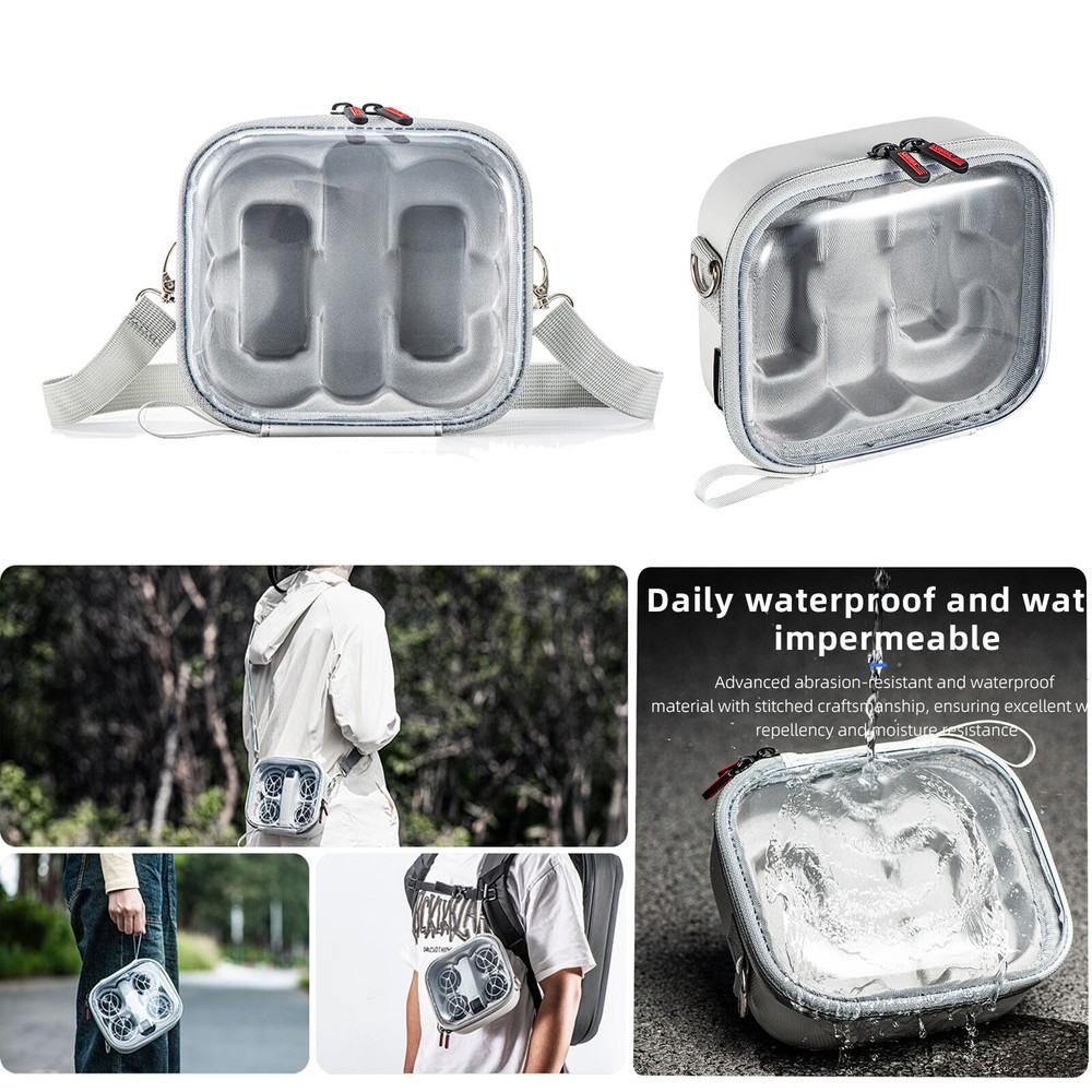 Visual Transparent Shockproof Waterproof Crossbody Bag Shoulder Bag For DJI Neo-image