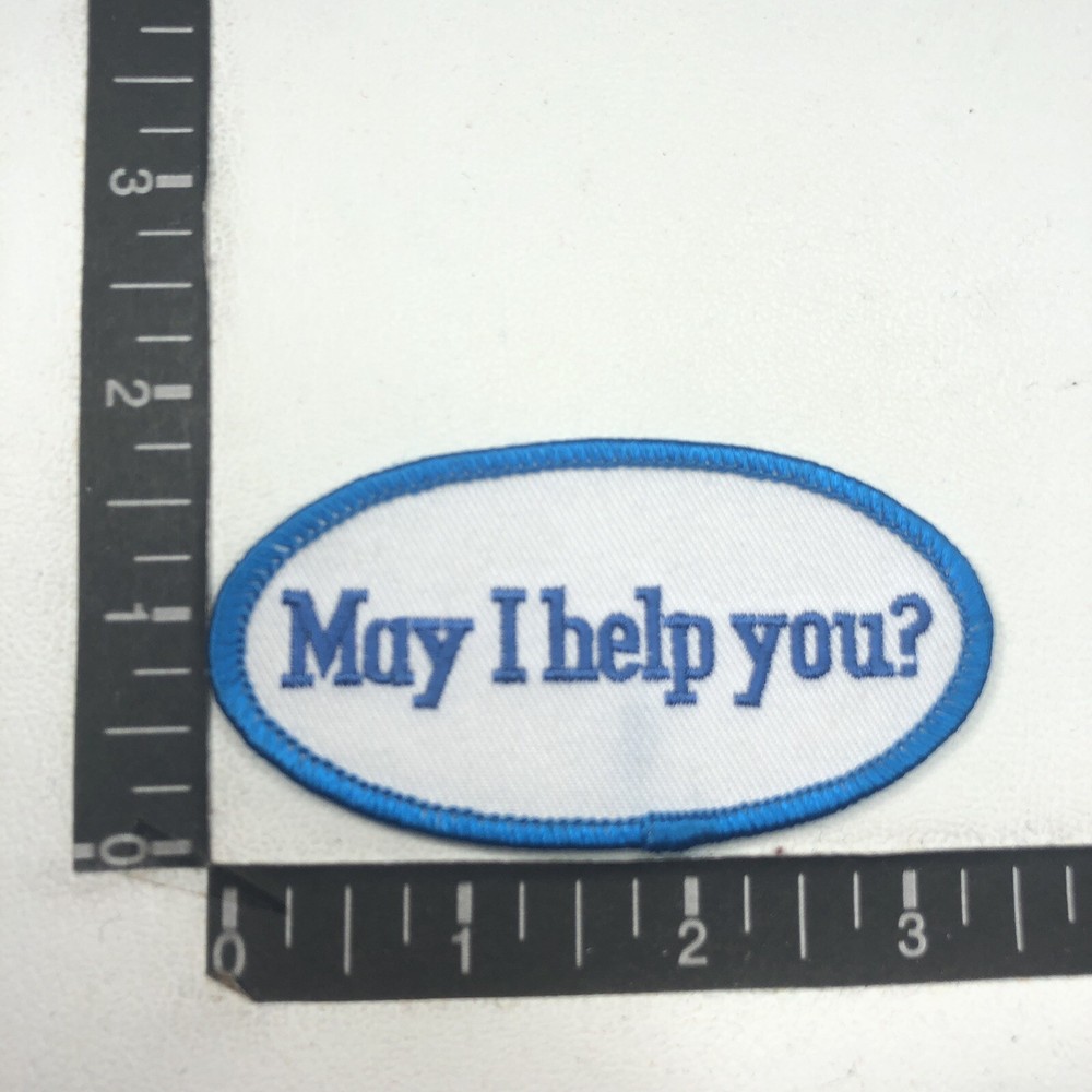 Customer Service “MAY I HELP YOU?” Question Patch 07U-image