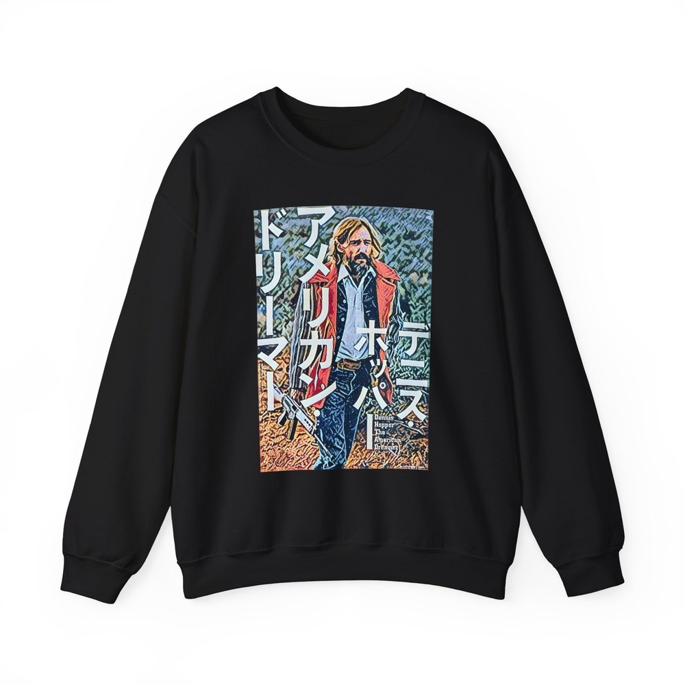 Dennis Hopper Graphic Print Heavy Blend Crewneck Sweatshirt Unisex Long Sleeve