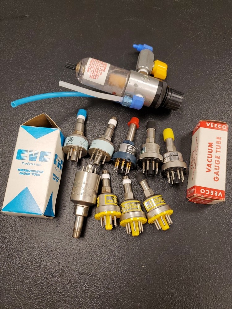 Lot Of 7 Vacuum Gauges And 1 Thermocouple.  And 1 Unit