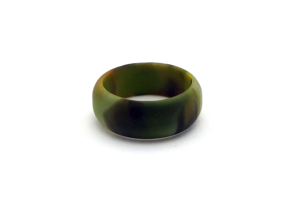 Men's USA Camo Silicone Wedding Band for Military & Active Duty