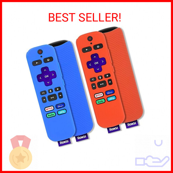 2 Pack Silicone Case for Roku Voice Remote - Durable Protection