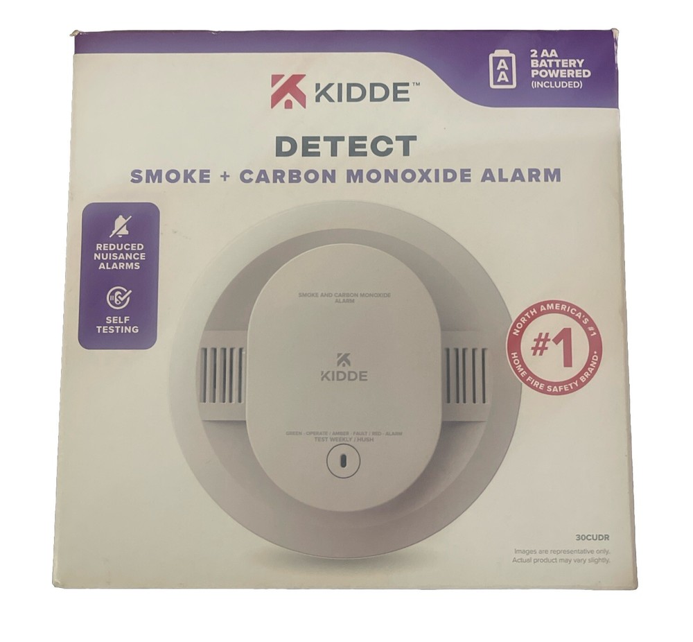 KIDDE SMOKE & CARBON MONOXIDE ALARM - VOICE ALERTS - 30CUDR-V FREE SHIPPING-image