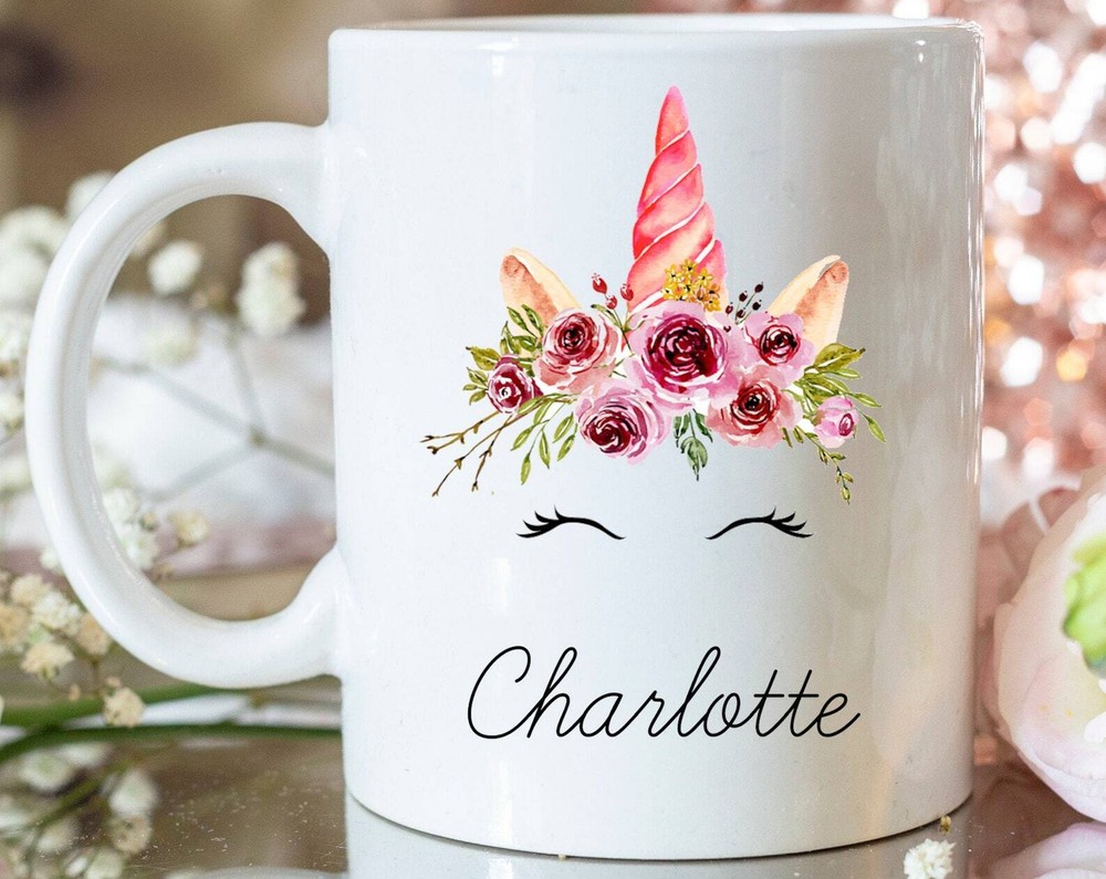 Personalized Unicorn Coffee Mug - Custom Best Friend Gift
