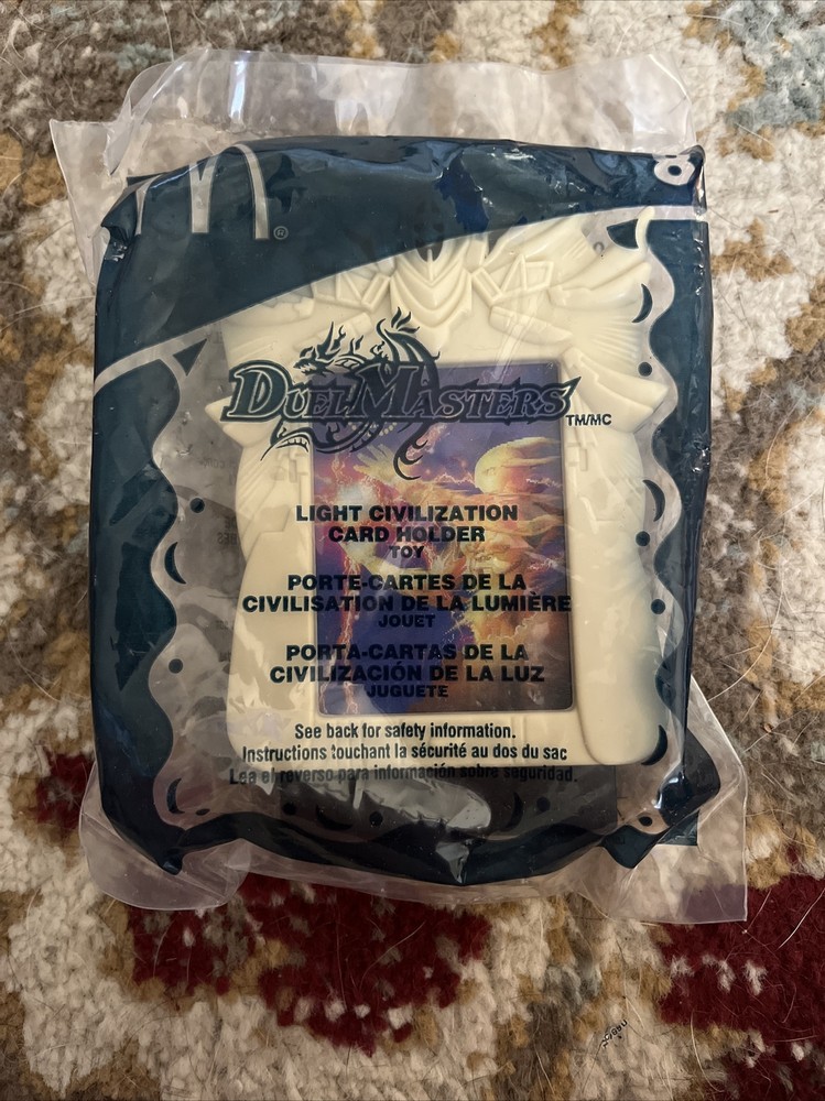 2004 Duel Masters Toy & Cards Sealed McDonald's #8 LIGHT CIVILIZATION HOLDER