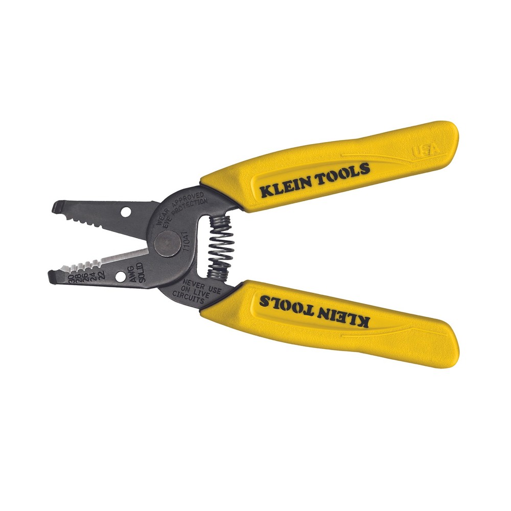 Klein Tools 11047 9-2/5 Inch Wire Stripper Cutter for 22-30 AWG Solid Wire
