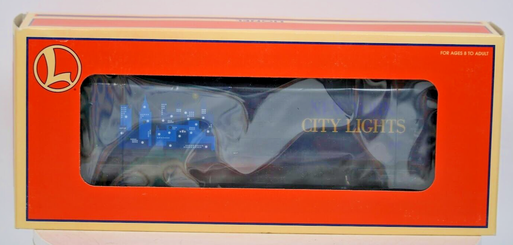 Lionel Train New York City Lights Boxcar 6-16791 with Box O Gauge 1:48 Scale NIB