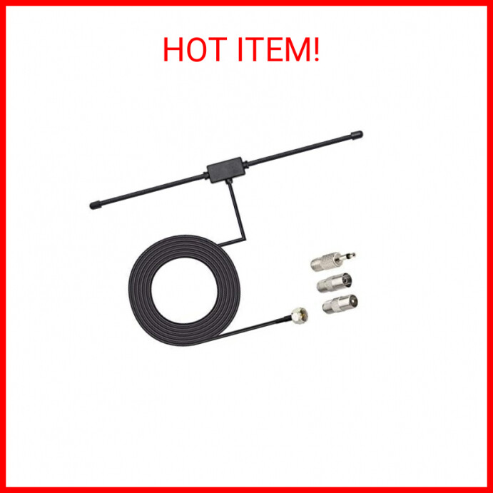 Bingfu FM Radio Dipole Antenna for Stereo Receiver Indoor Pioneer Onkyo Yamaha M