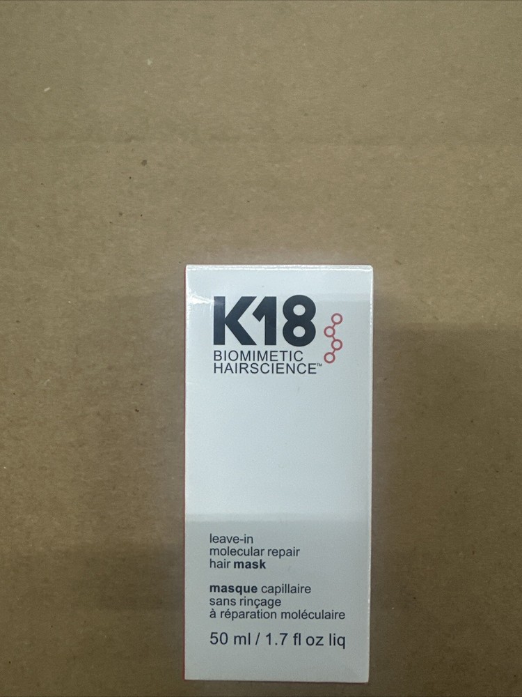 K18 Biomimetic Hairscience Leave-in Molecular Repair Hair Mask 50ml NEW & SEALED