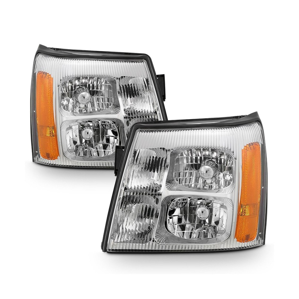 ACANII - For 2003-2006 Cadillac Escalade (HID Model) Headlights Headlamps Fac...