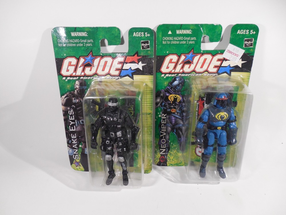 Lot Of 5 2004 GI Joe Valor vs Venom Figure 2 Pack Set Complete Factory Sealed