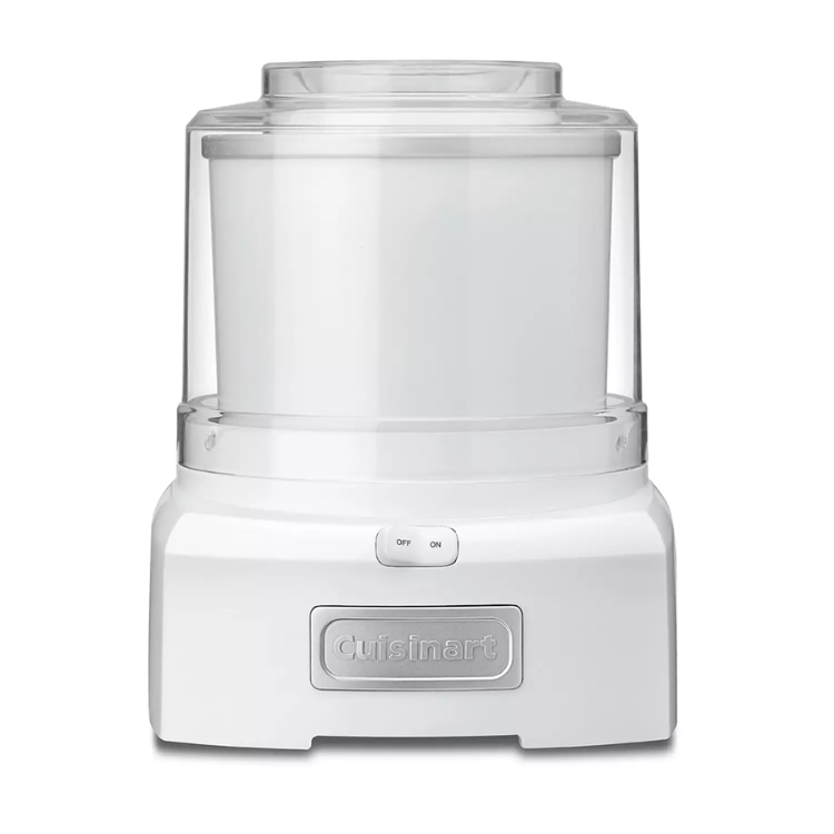 Cuisinart 1.5 Quart Ice Cream Maker for Frozen Yogurt & Sorbet in White