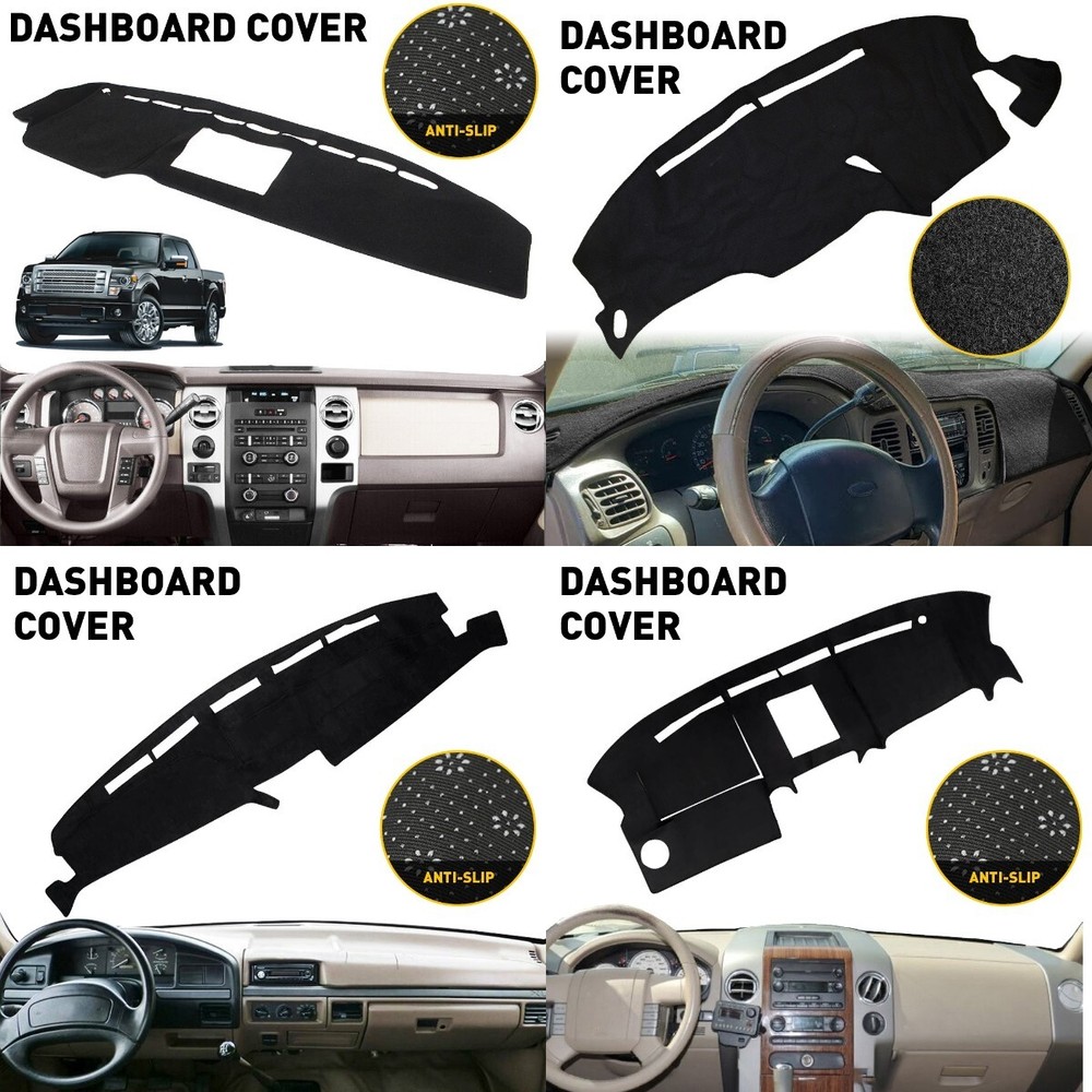 Custom Dash Mat for 92-96 Ford F150 F250 F350 F450 Sun Shade Dashboard Cover
