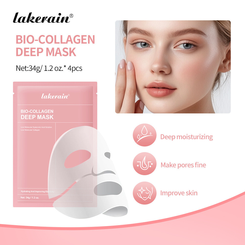 Cross-border Lakerain Collagen Facial Masks Set Face Hydrating Tight To Brighten-image