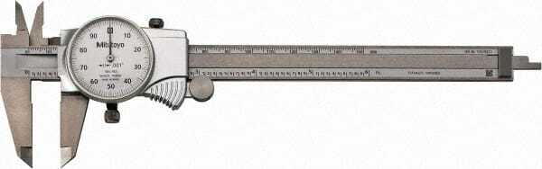 Mitutoyo 505-742J 6-Inch Dial Caliper for Precision Measuring