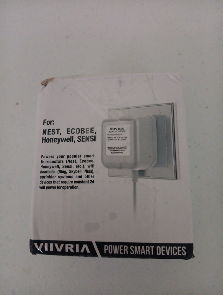 Viivria AC/AC Adapter Class 2 Adapter Power Smart Device Nest Ecobee Honeywell
