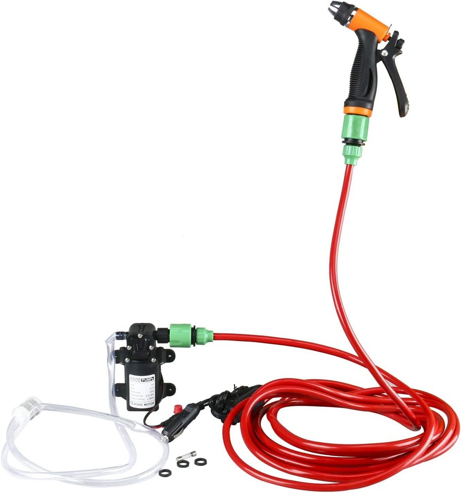 12V 160PSI Electric Car Wash Pump Kit DIY High Pressure Cleaner Sprayer