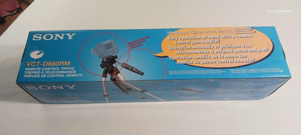 Sony VCT-D68ORM Remote Control Tripod for Video Recorders and Digital Cameras