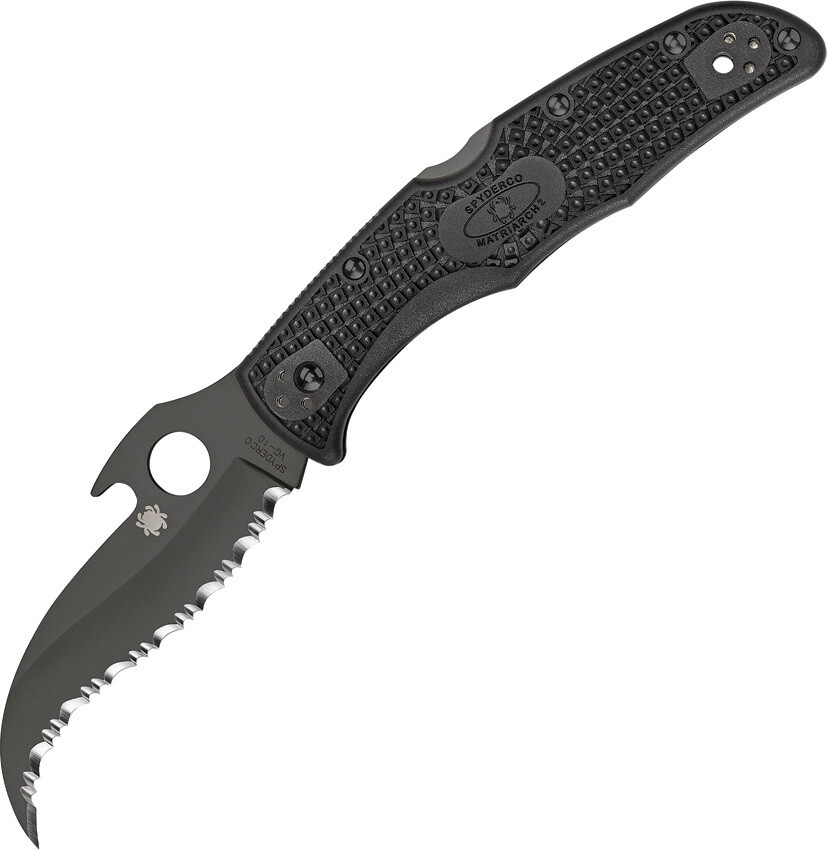Spyderco Matriarch 2 Emerson Lockback Knife 5in Closed 3.6in Blade C12SBBK2W
