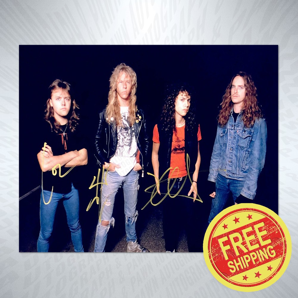 Metallica Autograph Reprint Signed 8x10 Photo Signature Poster BUY NOW