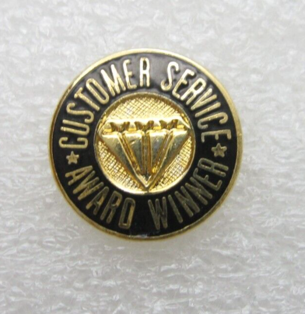 Customer Service Award Winner Employee Lapel Pin (C427)-image