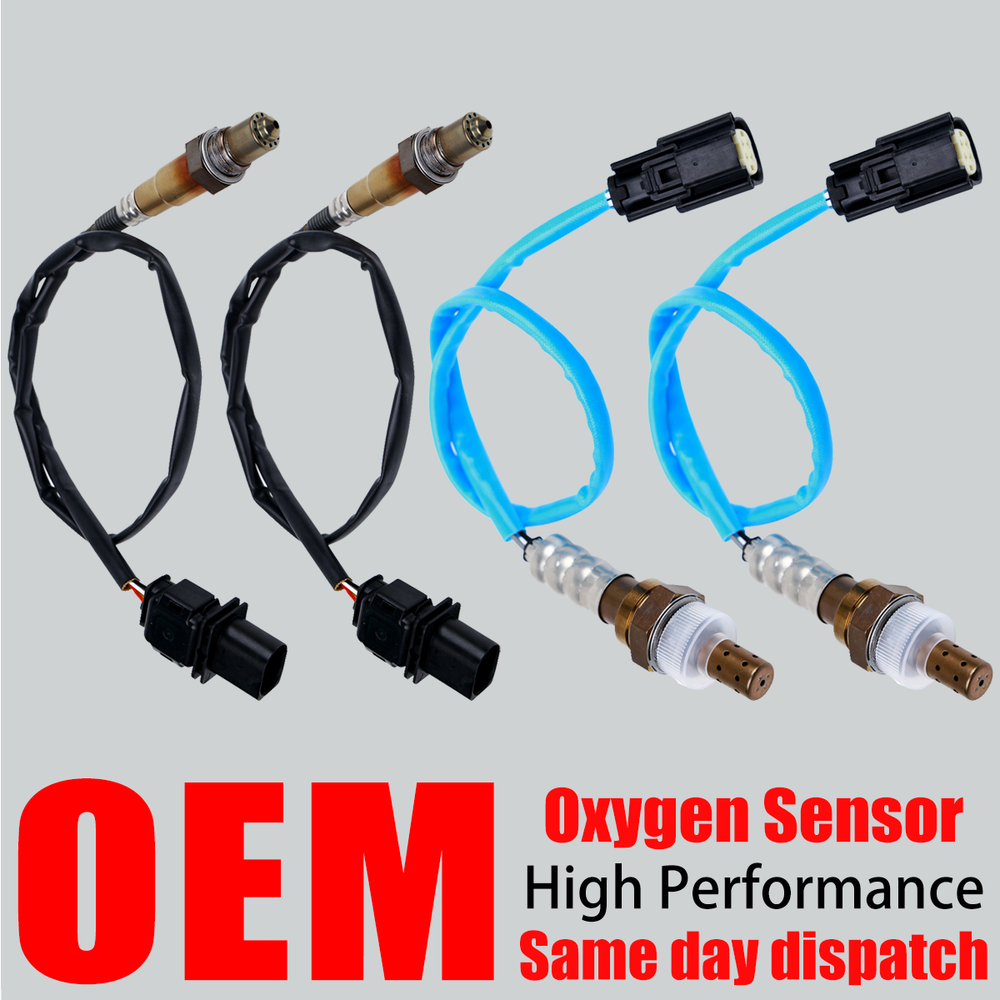 4PCS OEM Upstream & Downstream O2 Sensors for 2011-2014 Ford F-150 3.5L V6