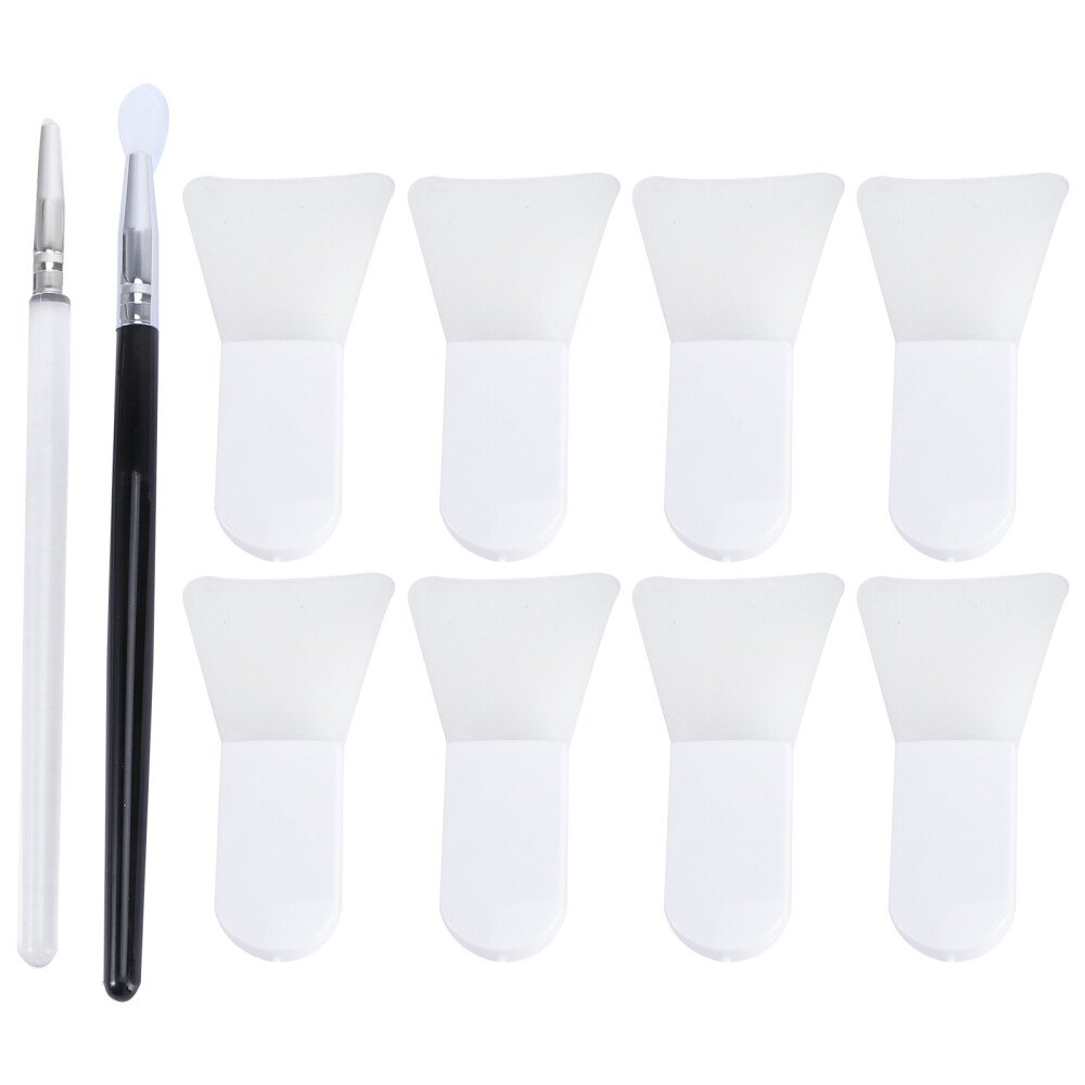 10 Pcs Mask Brush Applicator Face Tool Mascara Skin Care Tools
