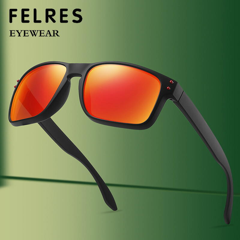 UV400 Square Sports Sunglasses for Men Women Outdoor Fishing Cycling Shade