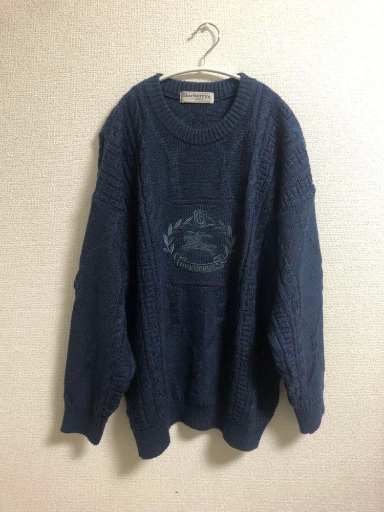 Burberry knit sweater Men's Fashion from Japan