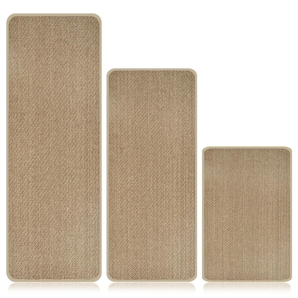 Non Slip Kitchen Rugs Set of 3 for Floor Mats