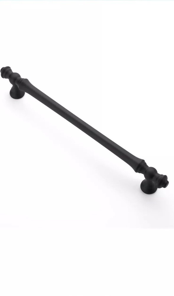 Asidrama 10-Pack 6.3 Inch Matte Black Cabinet Handles for Modern Kitchens