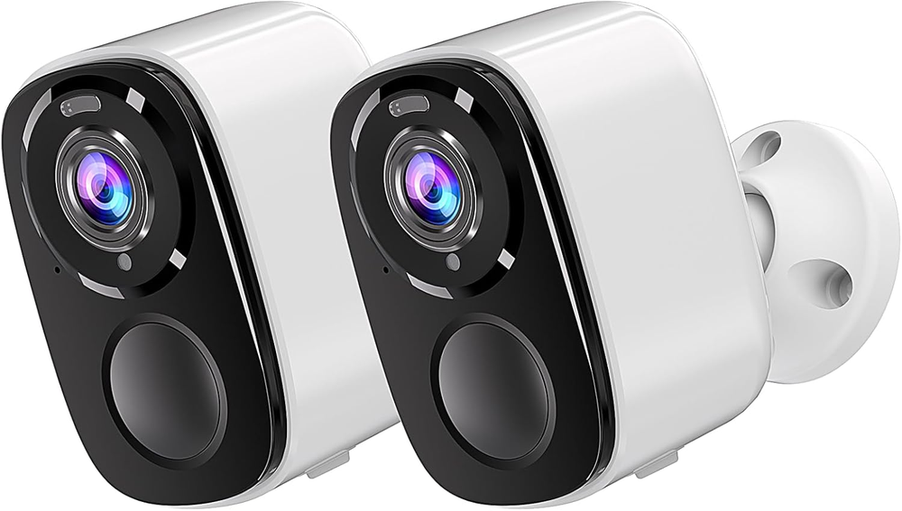 5MP Wireless Outdoor Security Camera Battery Powered WiFi Home Surveillance  