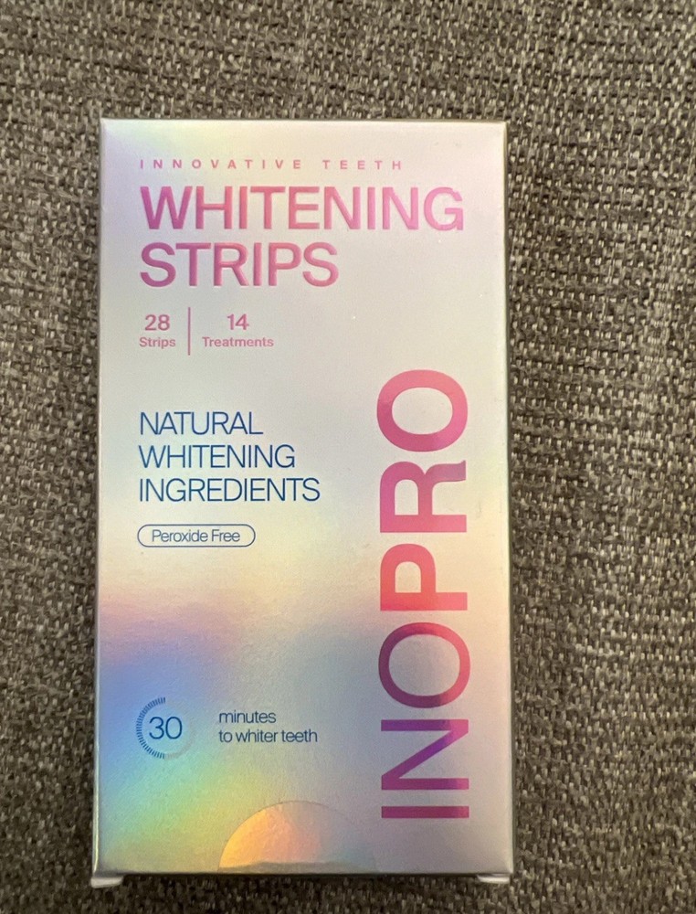 InoPro Teeth Whitening Strips 14 Treatments Kit - Teeth Whitener Peroxide