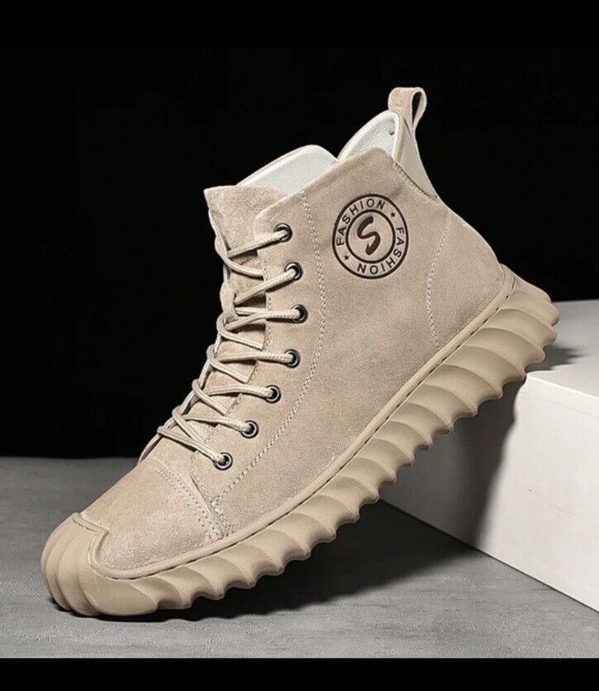 Casual Leather Boots Handmade Designer High Top Size 42 (9)