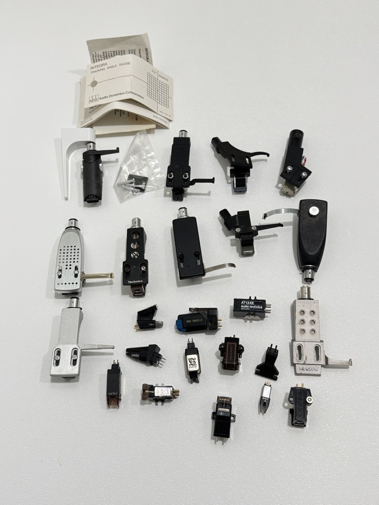 Vintage Turntable Cartridges Lot for Technics Shure Pioneer Stanton Bang Olufsen MMC 4
