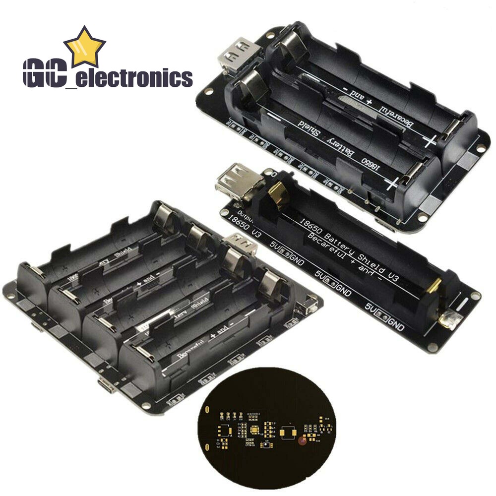 18650 Battery Shield V8 Mobile Power Bank 3/5V WiFi Board For ESP32 ESP8266 A3GS