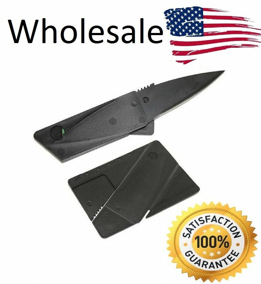 Ultra-Thin Credit Card Folding Knife - Compact Survival Tool USA Made-image