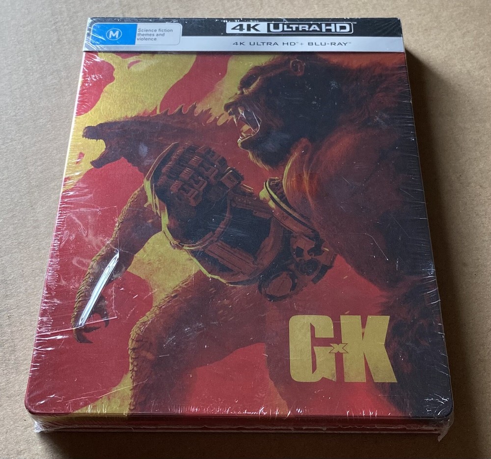 Godzilla x Kong: The New Empire STEELBOOK 4K UHD & Blu-Ray NEW & SEALED*** Rare