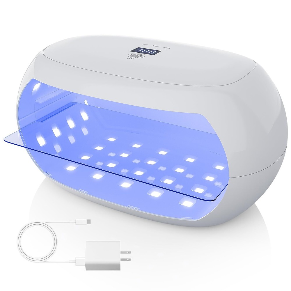 56 LED UV Resin Curing Light with 360° Dual-Layer & Adjustable Timer