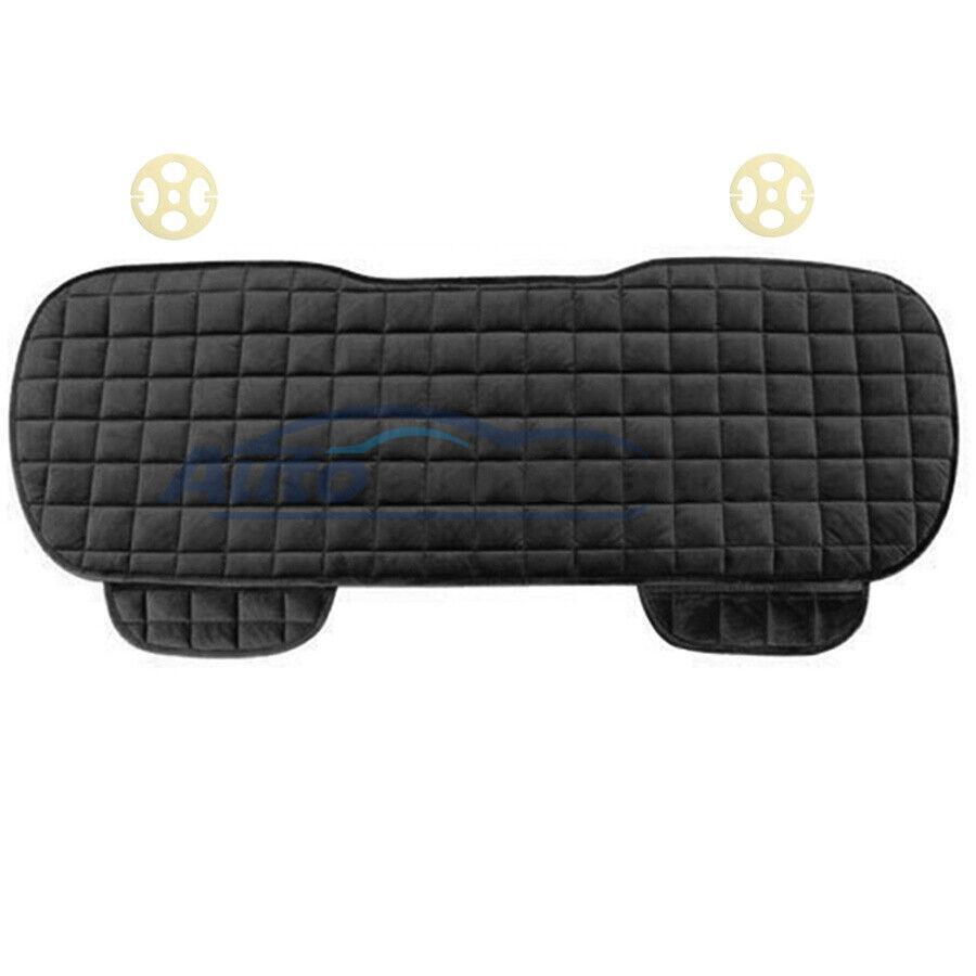 Black Car Rear Row Seat Cover Mat Protector Cushion Sponge Breathable All Year