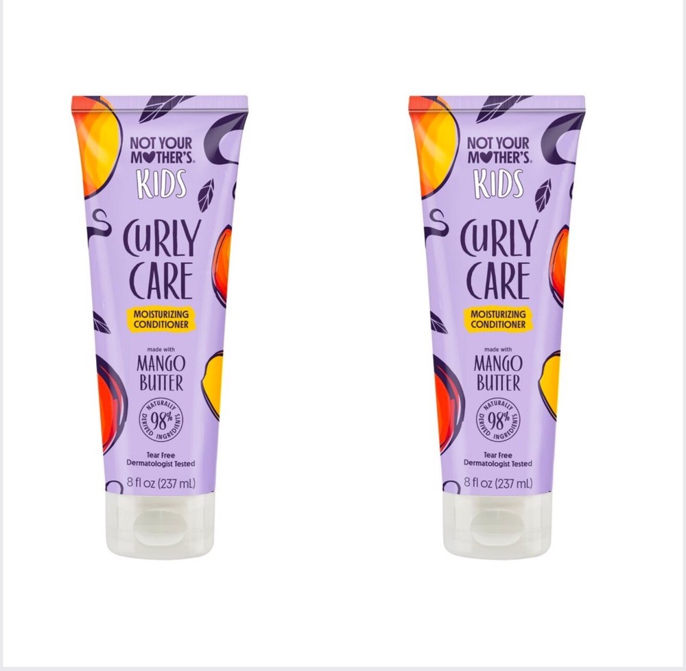 2x Not Your Mothers Kids Curly Care Conditioner. Made With Mango Butter. 8fl oz.