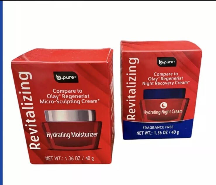 b.pure Revitalizing Night day hydrating Moisturizer cream
